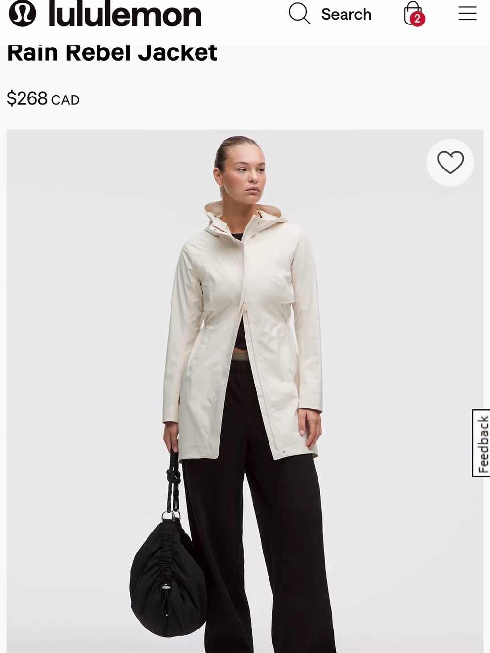 lululemon athletica Rebel rain jacket
Waterproof Hooded Trench Coat